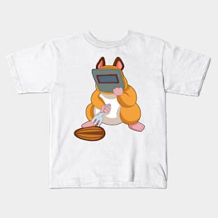 Hamster as Welder Kids T-Shirt